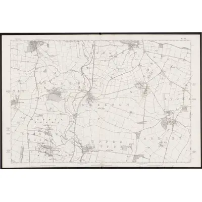 1875 Map of Oxfordshire XVI, 1885 Print