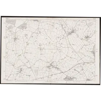 1878 Map of Oxfordshire XVIII, 1885 Print