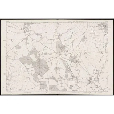 1876 Map of Oxfordshire XXI, 1884 Print