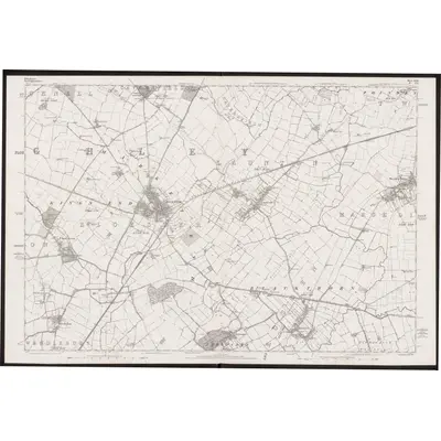 1875 Map of Oxfordshire XXIII, 1885 Print