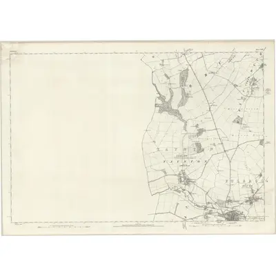 1880 Map of Oxfordshire XXIV, 1885 Print