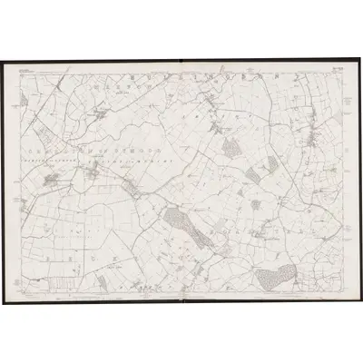 1879 Map of Oxfordshire XXVIII, 1884 Print