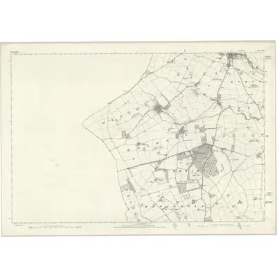 1880 Map of Oxfordshire XXX, 1884 Print