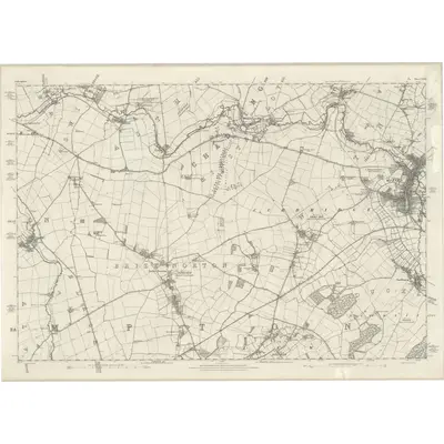 1876 Map of Oxfordshire XXXI, 1884 Print