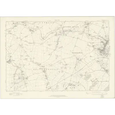 1919 Map of Oxfordshire XXXI, 1922 Print