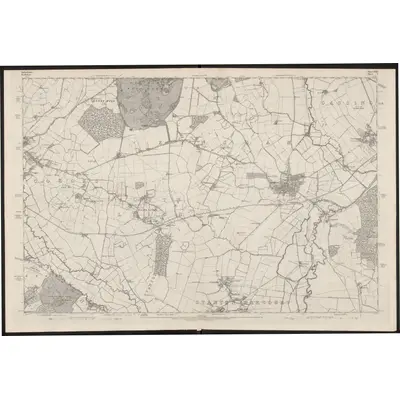 1876 Map of Oxfordshire XXXII, 1883 Print