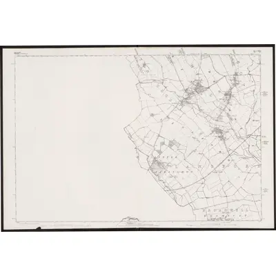 1876 Map of Oxfordshire XXXVI, 1884 Print