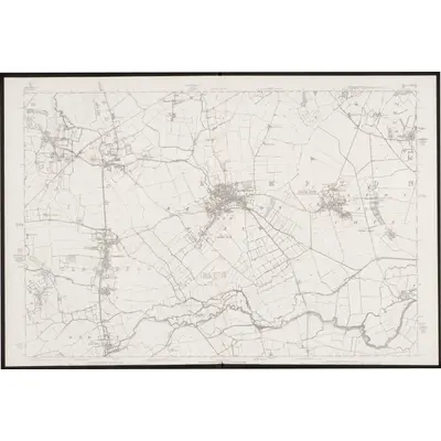 1876 Map of Oxfordshire XXXVII, 1884 Print