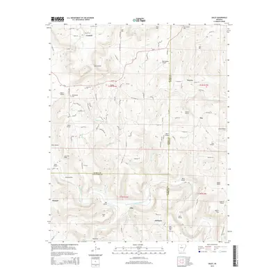 2014 Map of Oxley, 2014 Print