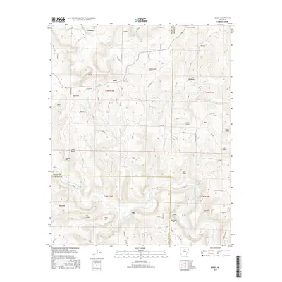 2017 Map of Oxley, 2017 Print