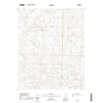 2020 Map of Oxley, 2020 Print