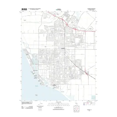 2012 Map of Oxnard, 2012 Print