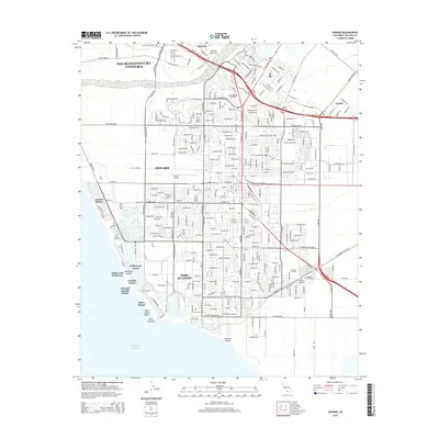 2015 Map of Oxnard, 2015 Print
