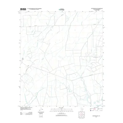 2013 Map of Oyster Bayou, 2013 Print