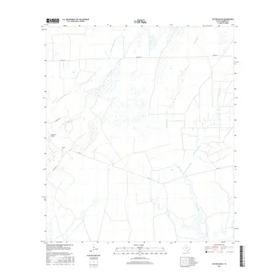 2016 Map of Oyster Bayou, 2016 Print