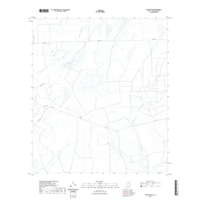 2022 Map of Oyster Bayou, 2022 Print
