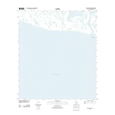 2012 Map of Oyster Bayou, 2012 Print