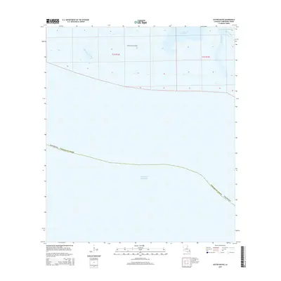 2015 Map of Oyster Bayou, 2015 Print
