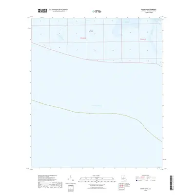 2018 Map of Oyster Bayou, 2018 Print