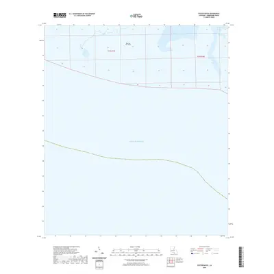 2020 Map of Oyster Bayou, 2020 Print