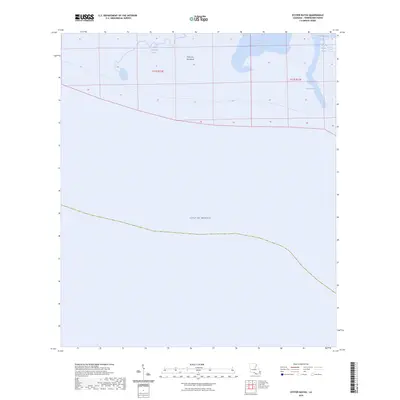2024 Map of Oyster Bayou, 2024 Print