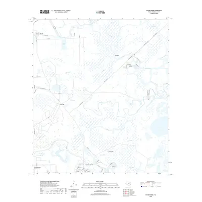 2019 Map of Oyster Creek, 2019 Print