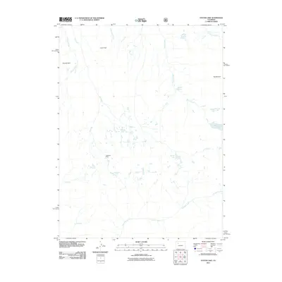 2011 Map of Oyster Lake, 2011 Print