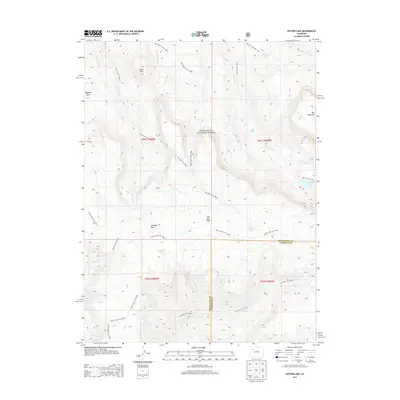 2013 Map of Oyster Lake, 2013 Print