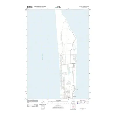 2011 Map of Oysterville, 2011 Print