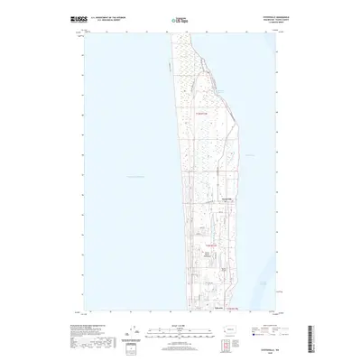 2020 Map of Oysterville, 2020 Print