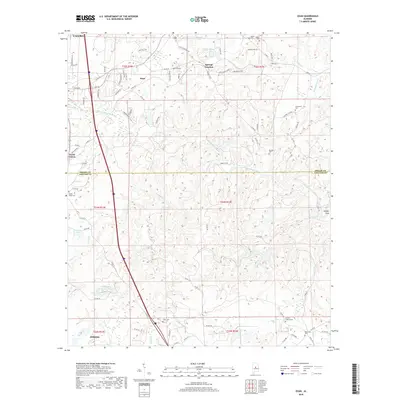 2018 Map of Ozan, 2018 Print