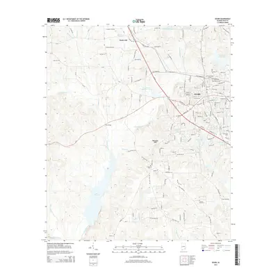 2014 Map of Ozark, 2014 Print