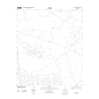 2012 Map of Ozark Lake, 2012 Print