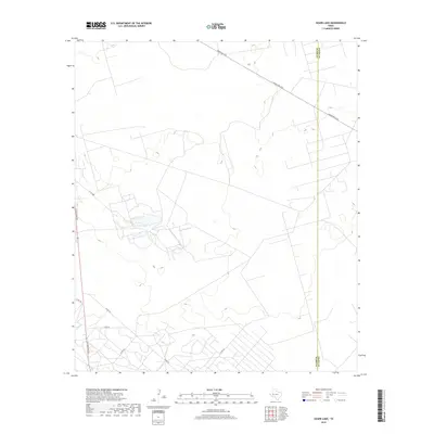 2019 Map of Ozark Lake, 2019 Print