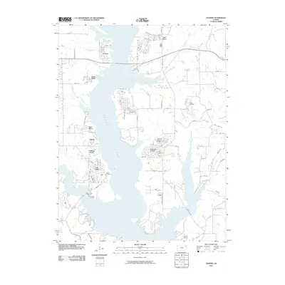 2010 Map of Ozawkie, 2010 Print