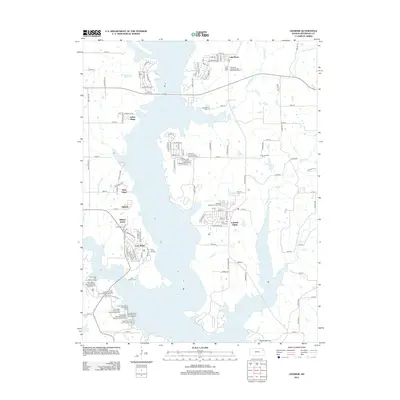 2012 Map of Ozawkie, 2012 Print