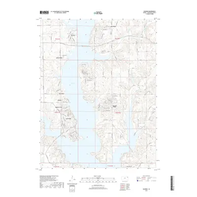 2018 Map of Ozawkie, 2018 Print