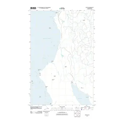 2011 Map of Ozette, 2011 Print