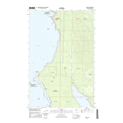 2017 Map of Ozette, 2017 Print