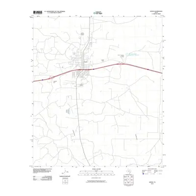 2010 Map of Ozona, 2010 Print