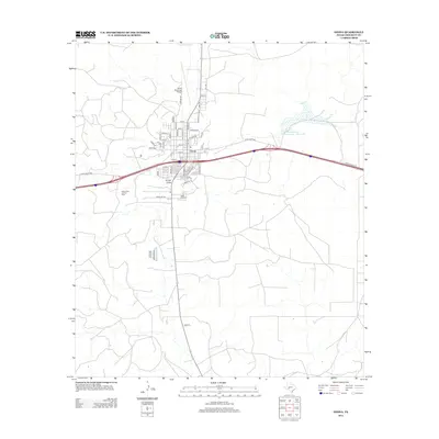 2012 Map of Ozona, 2012 Print