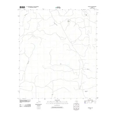 2010 Map of Ozona SE, 2010 Print
