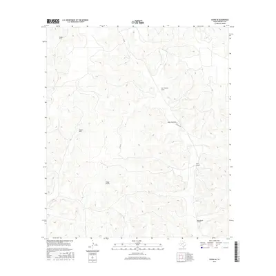 2016 Map of Ozona SE, 2016 Print