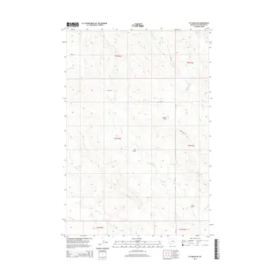 2014 Map of P K Ranch NE, 2014 Print
