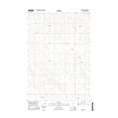 2017 Map of P K Ranch NE, 2017 Print