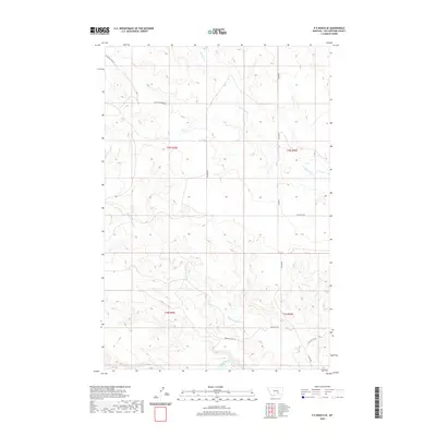 2020 Map of P K Ranch SE, 2020 Print