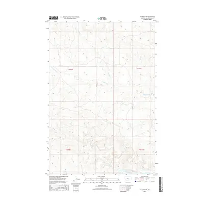 2017 Map of P K Ranch SW, 2017 Print