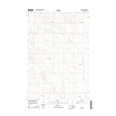 2014 Map of P K Ranch, 2014 Print