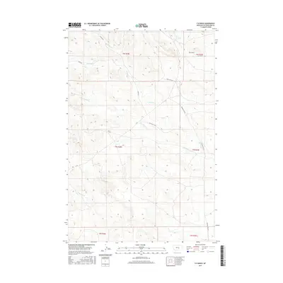 2017 Map of P K Ranch, 2017 Print