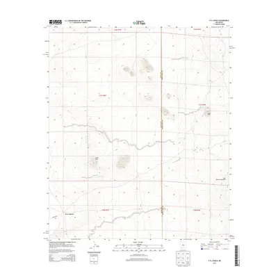 2013 Map of P O L Ranch, 2013 Print